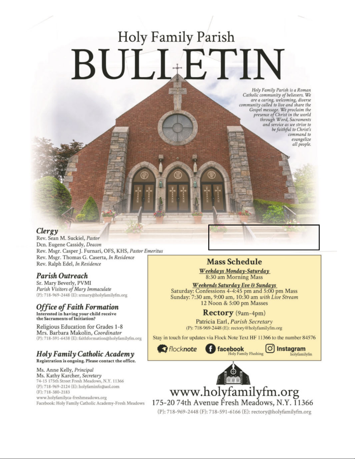 Holy Family Parish Bulletin