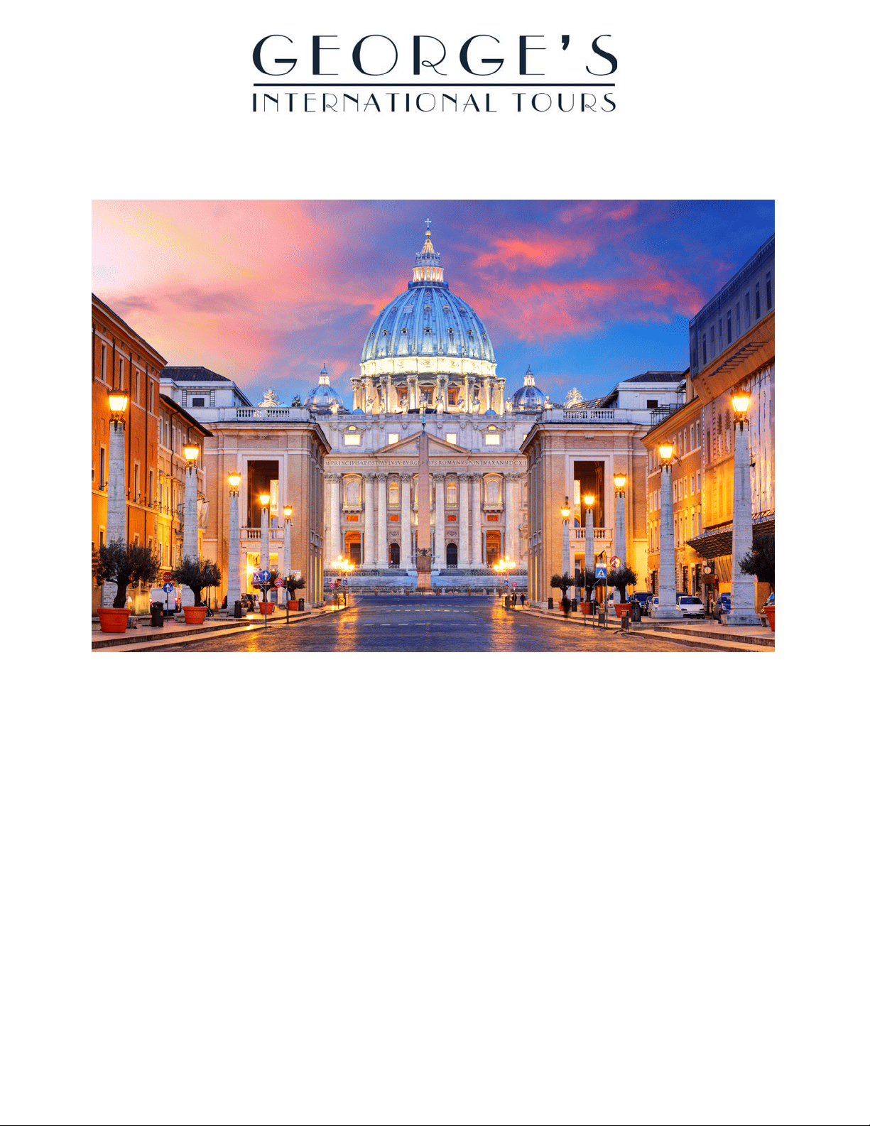JUBILEE 2025: PILGRIMS OF HOPE PILGRIMAGE TO ITALY