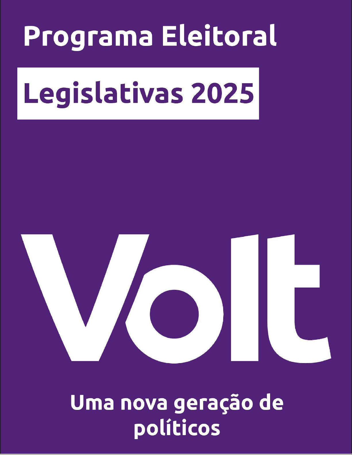 Programa Eleitoral Legislativas 2025