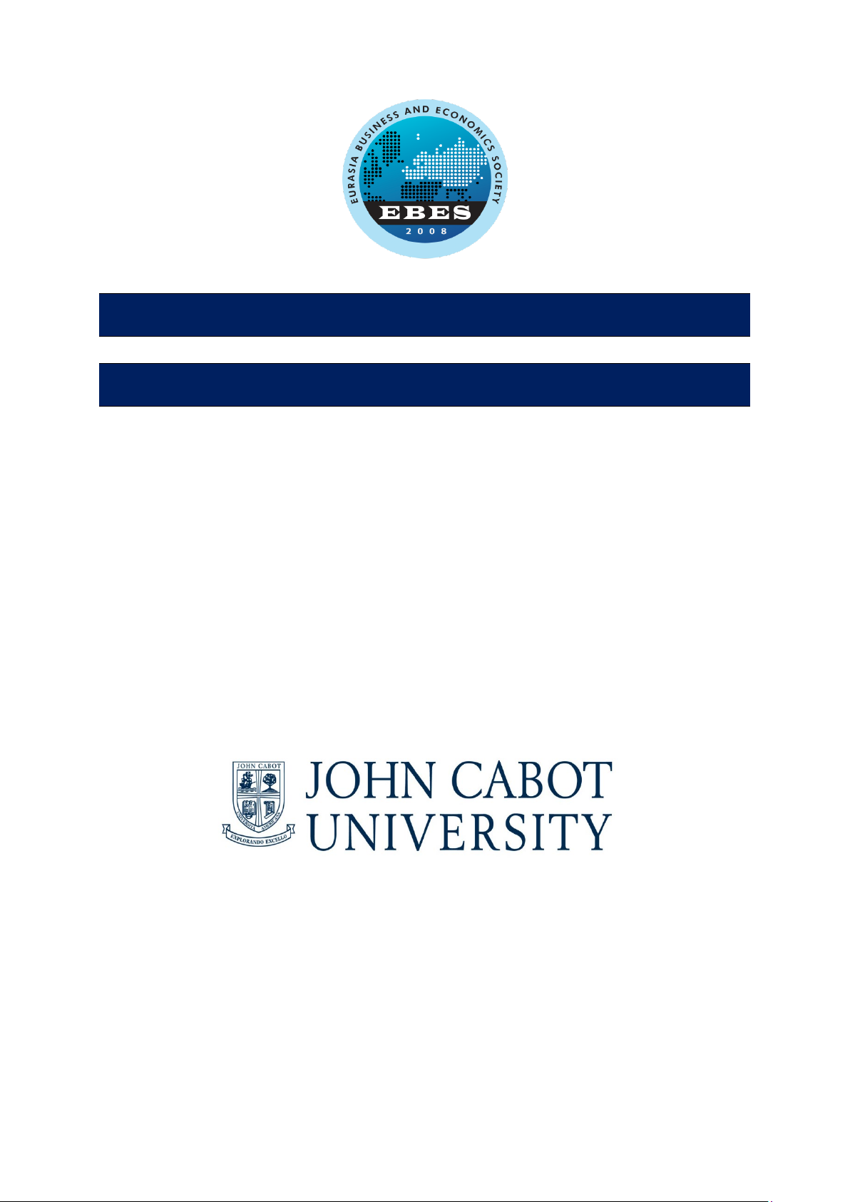 51st EBES CONFERENCE - ROME PROCEEDINGS - VOLUME I