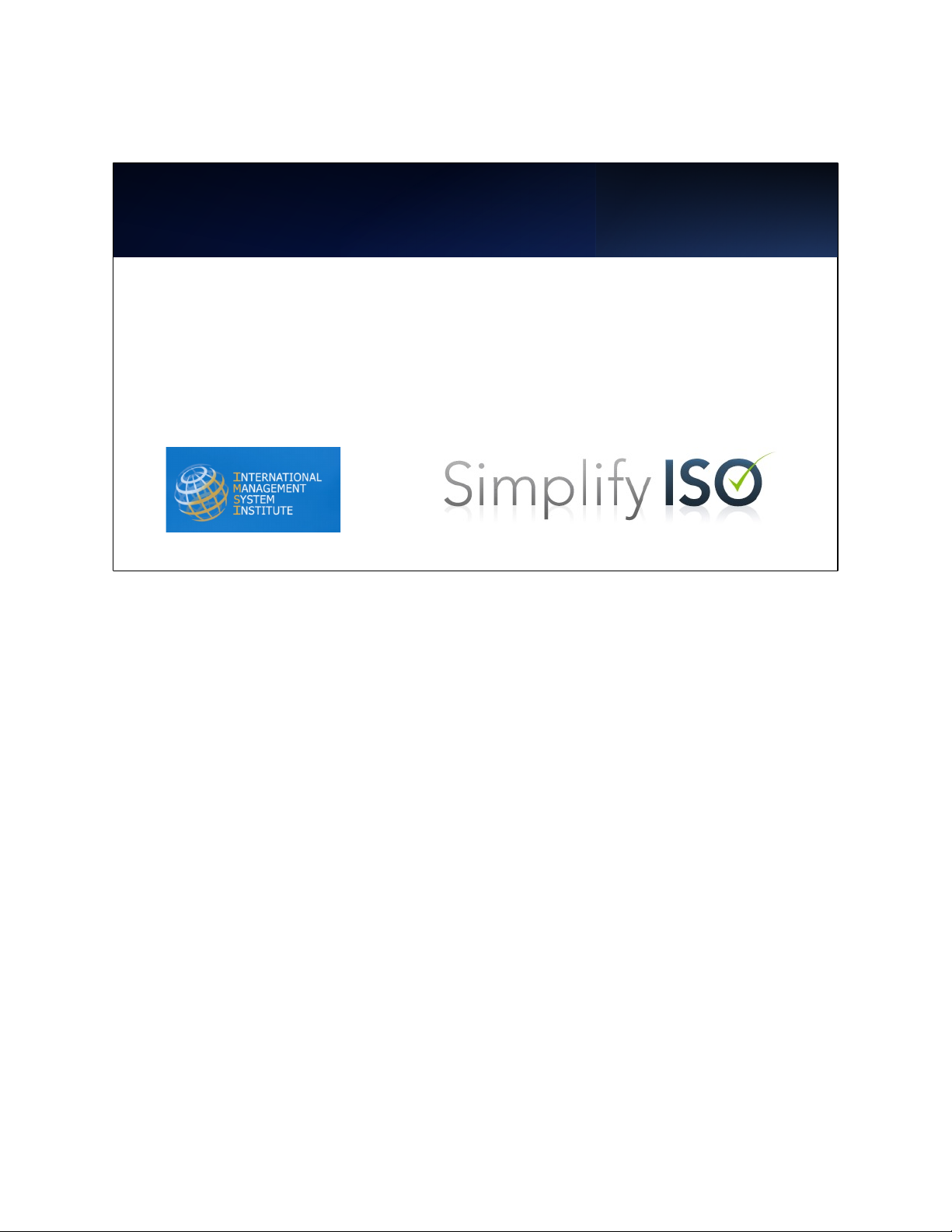 ISO 22301 – Business Continuity – Clause 5 Leadership