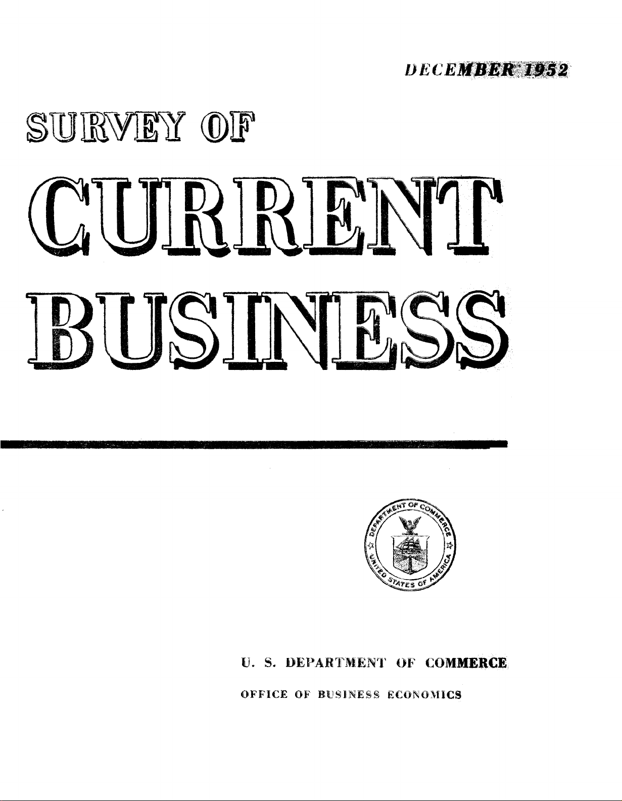 Survey of Current Business
