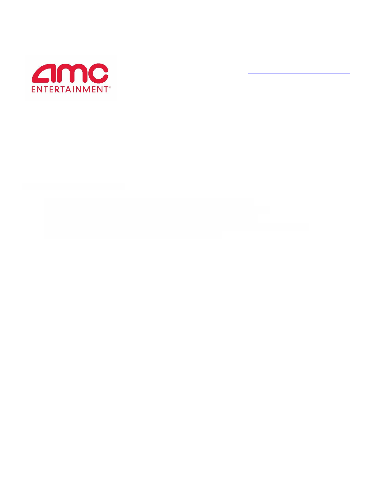 AMC Entertainment Holdings, Inc. Reports First Quarter 2025 Results