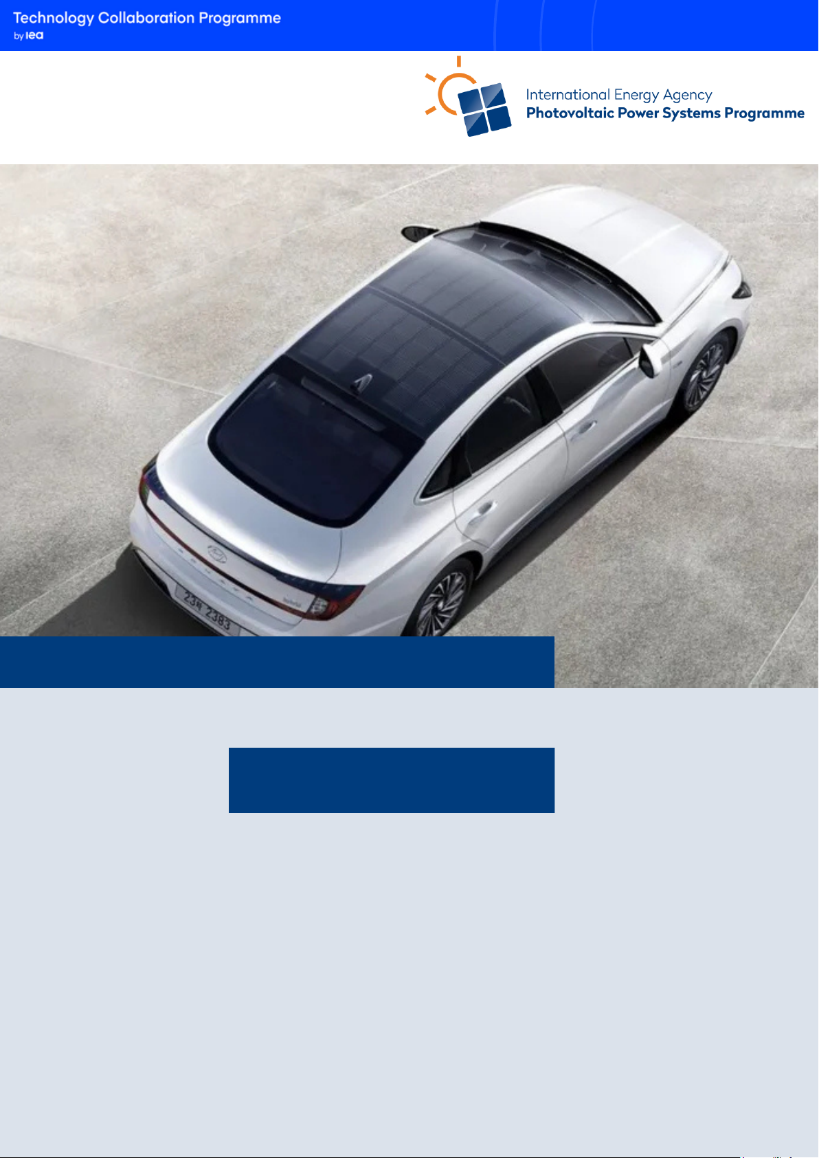 Vehicle-Integrated PV Status and Perspectives