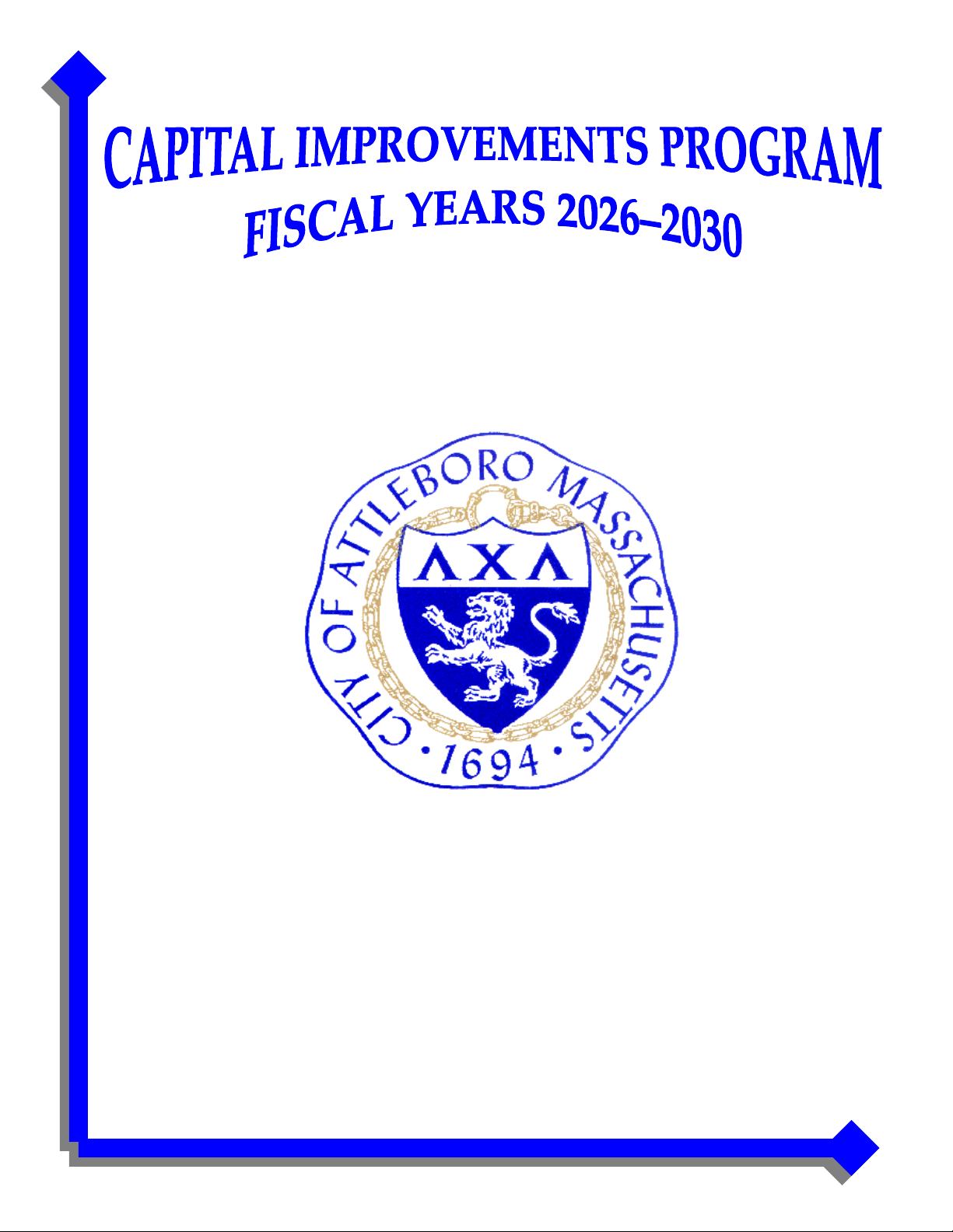 CAPITAL IMPROVEMENTS PROGRAM FISCAL YEARS 2026–2030