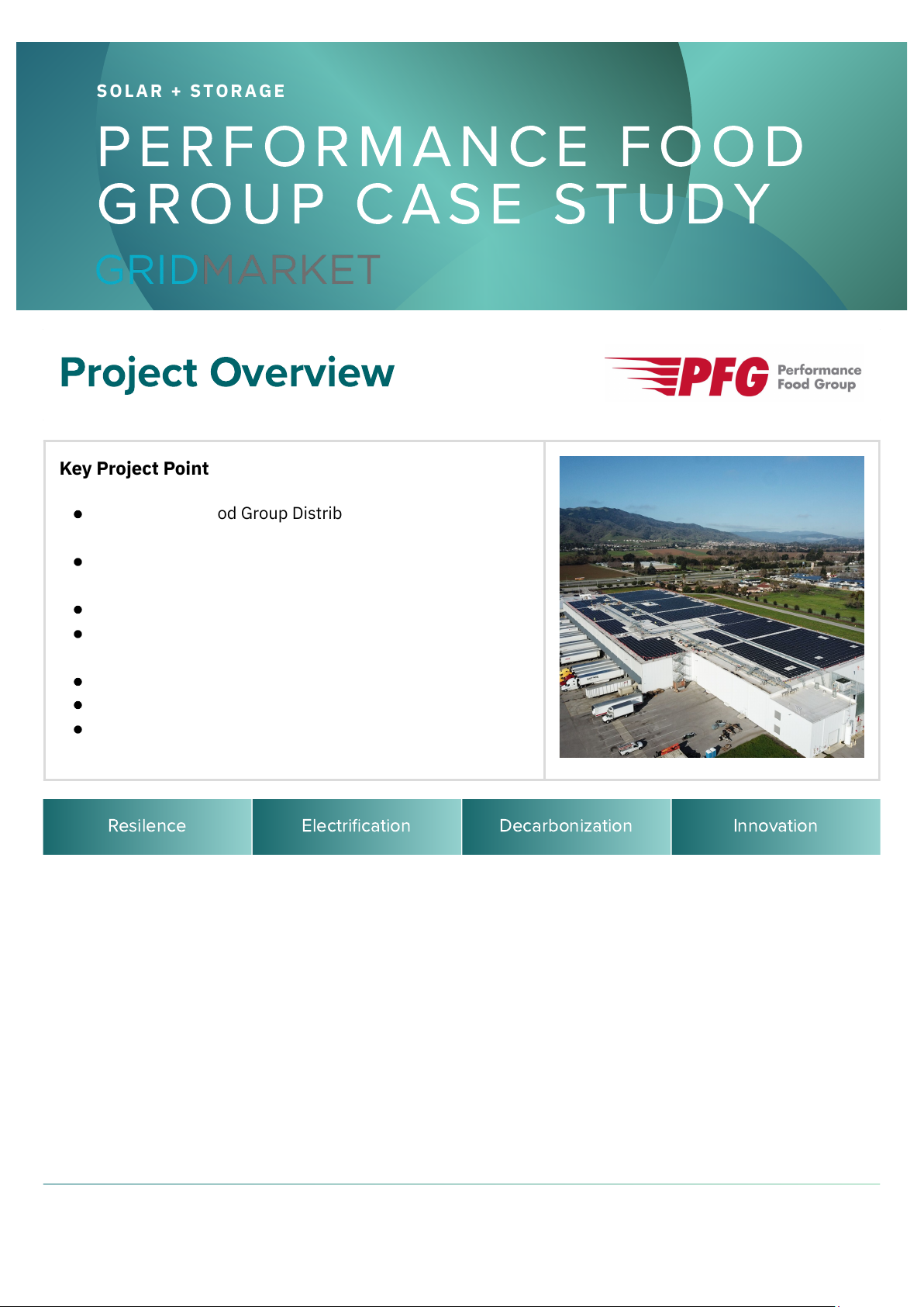 PERFORMANCE FOOD GROUP CASE STUDY