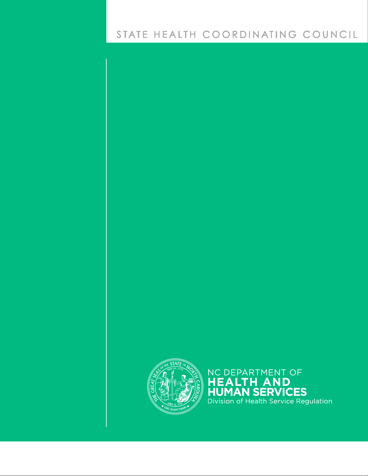 NORTH CAROLINA PROPOSED 2026 STATE MEDICAL FACILITIES PLAN