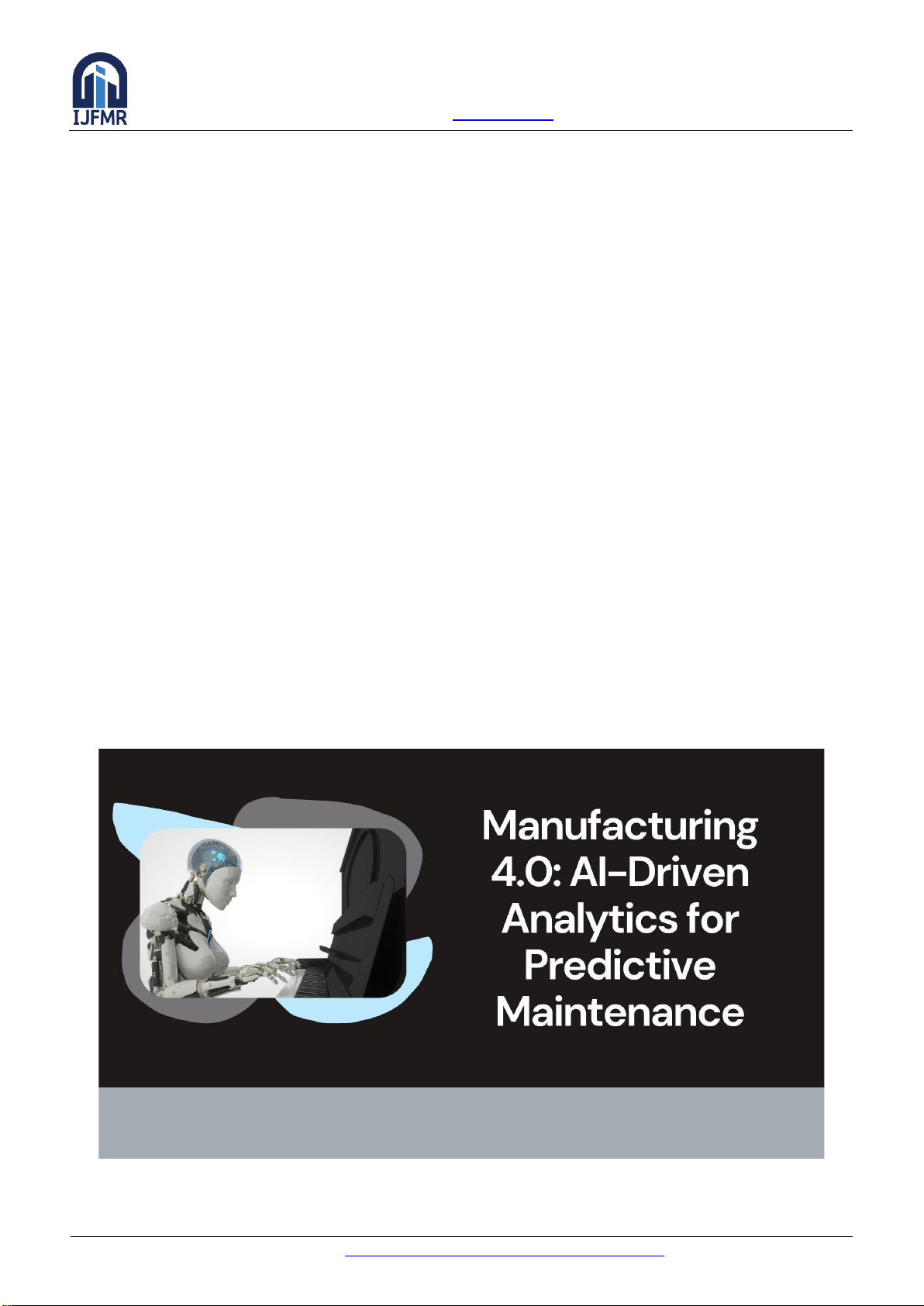 Manufacturing 4.0: AI-Driven Analytics for Predictive Maintenance