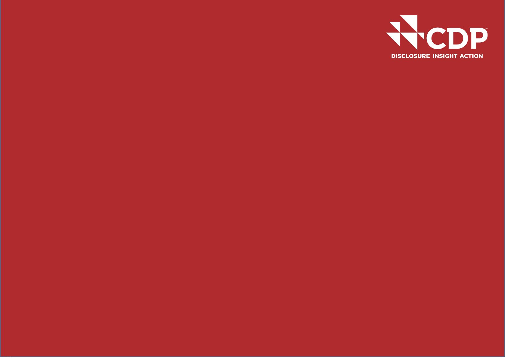 CDP Supply Chain Member Guide for Accounting and Reporting Your Scope 3 Emissions