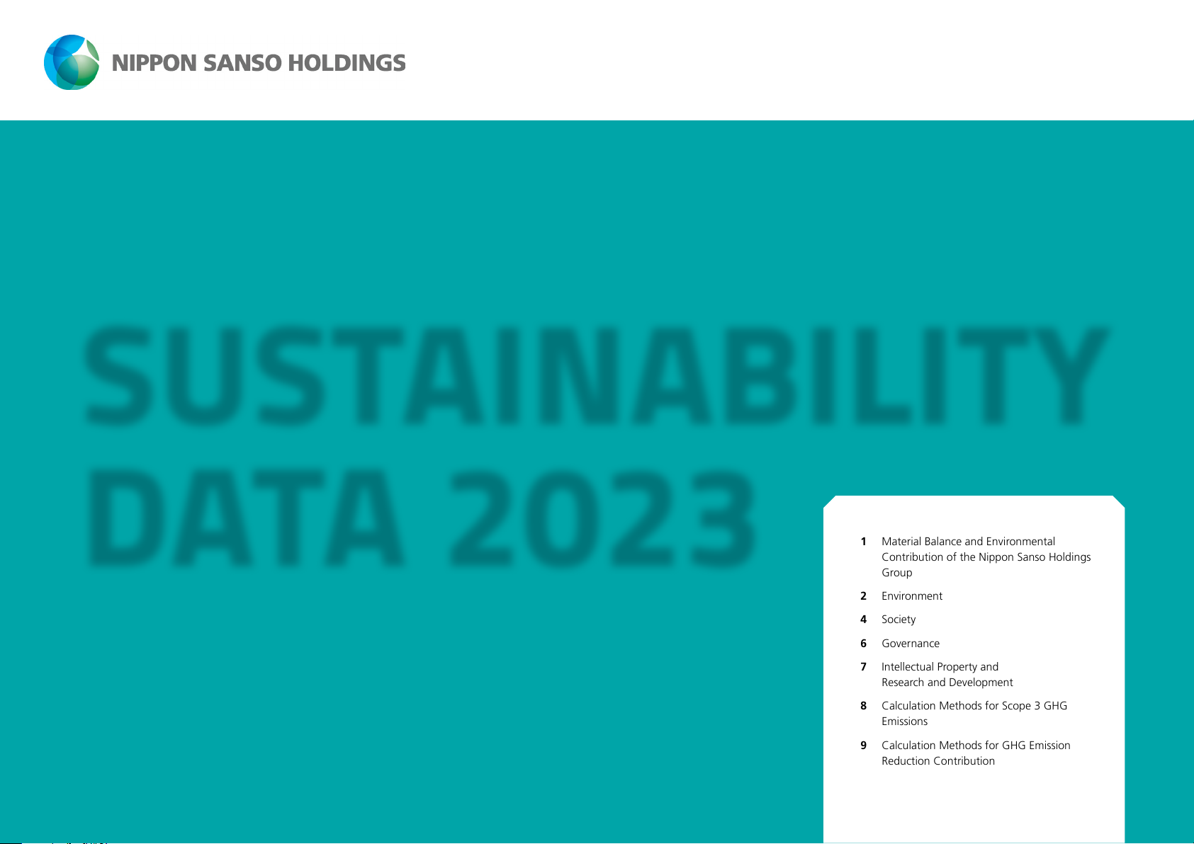 Sustainability Data 2023