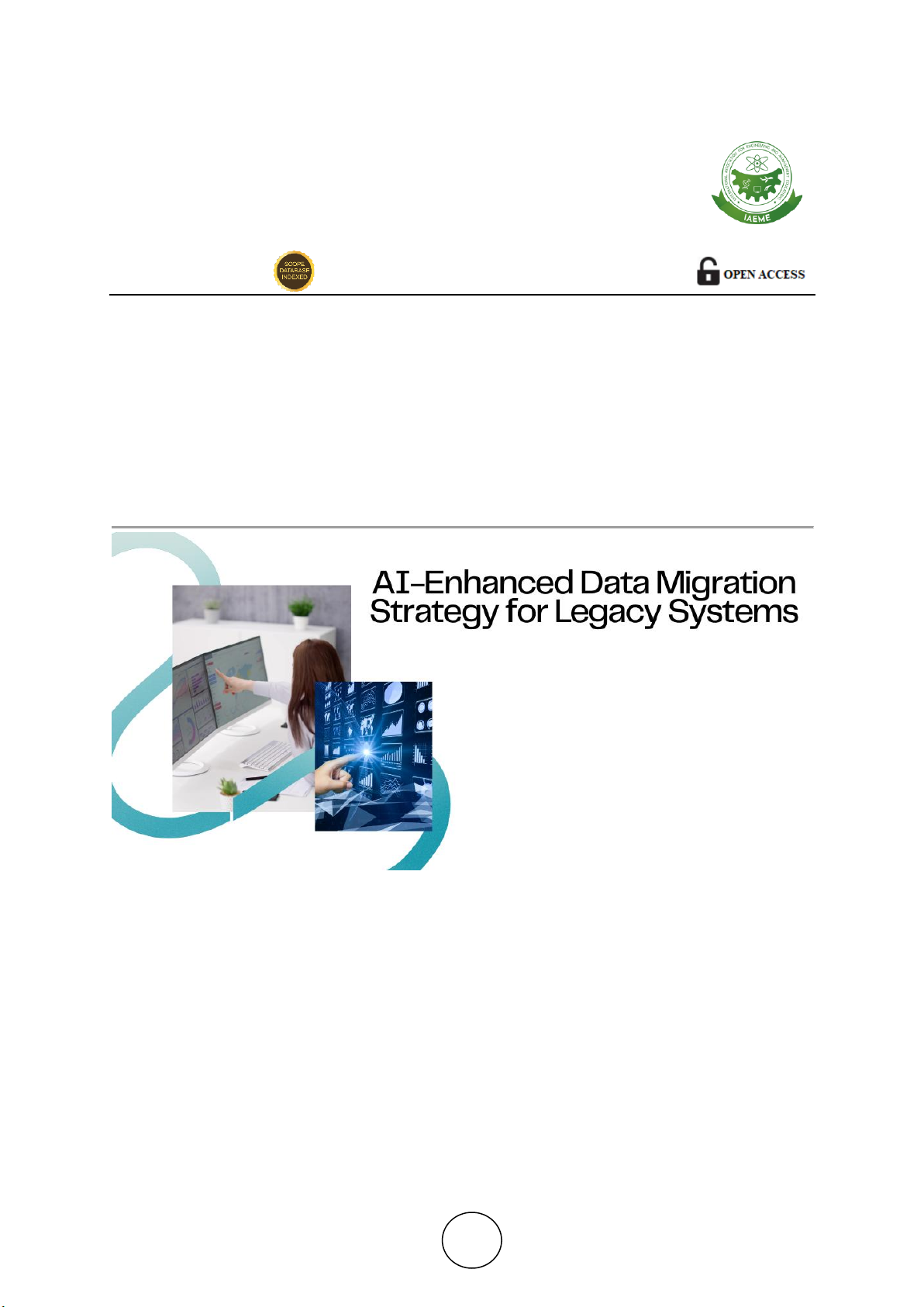 AI-ENHANCED DATA MIGRATION STRATEGY FOR LEGACY SYSTEMS