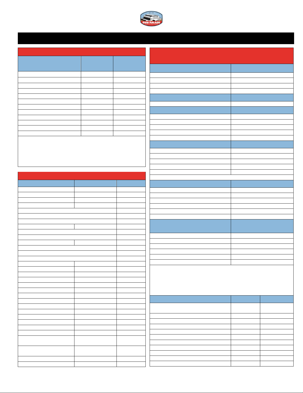 2026 RATE SHEET