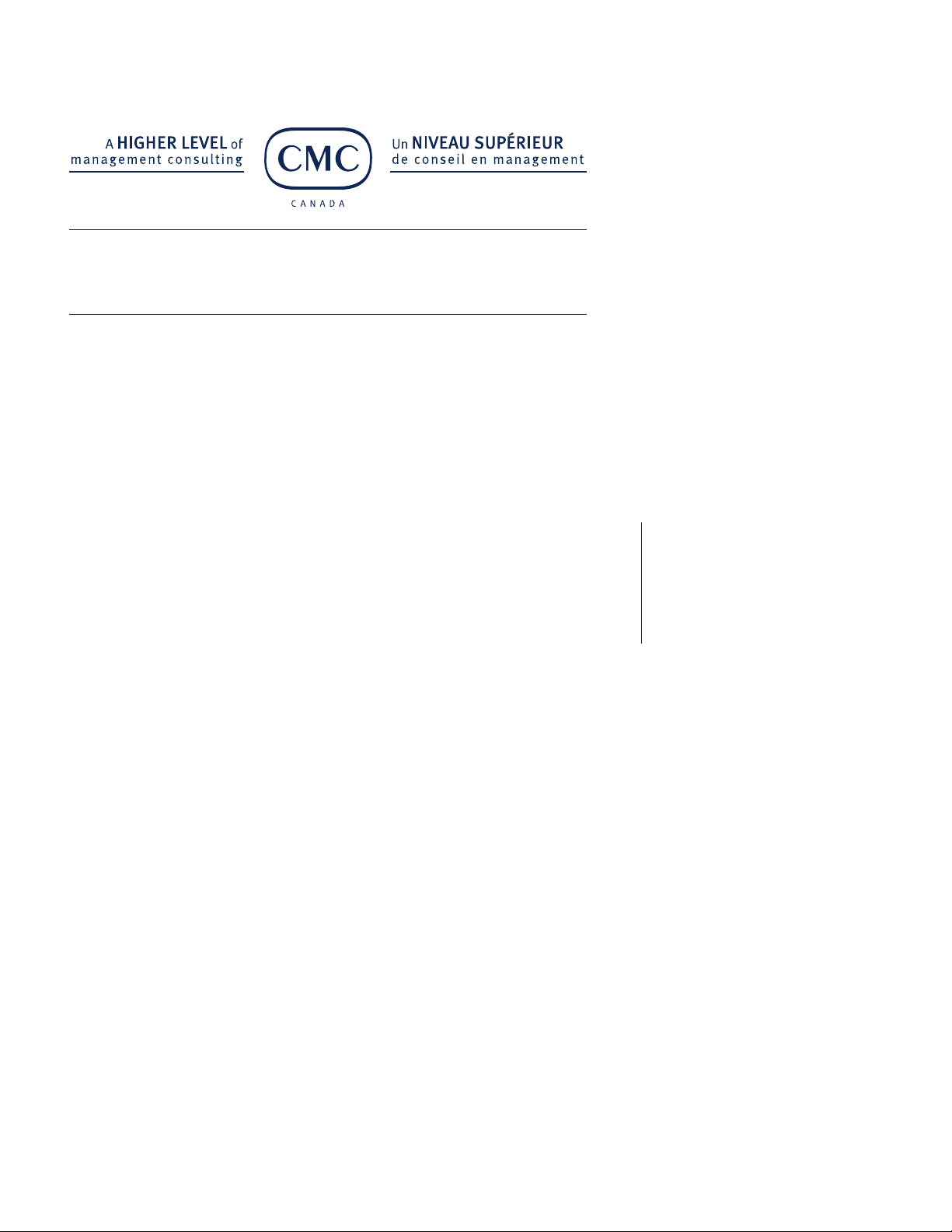 Management Consulting in Canada 2016 Industry Report