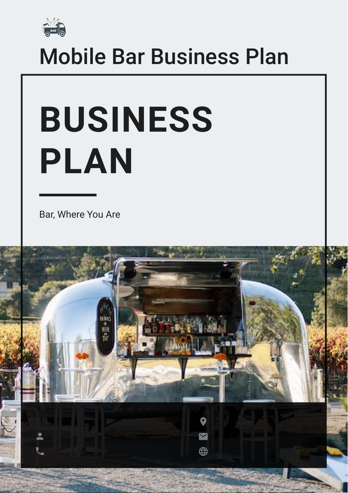Mobile Bar Business Plan