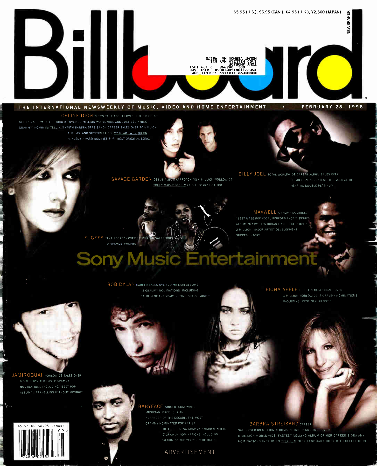 The International Newsweekly of Music, Video and Home Entertainment