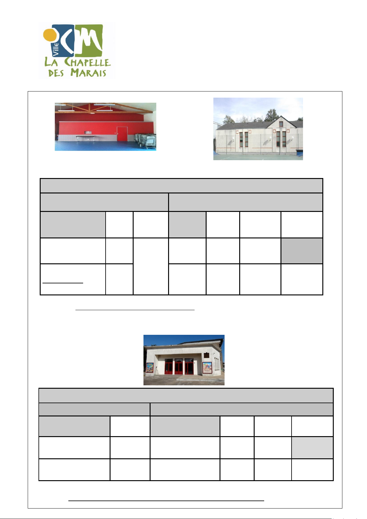 TARIFS COMMUNAUX 2026