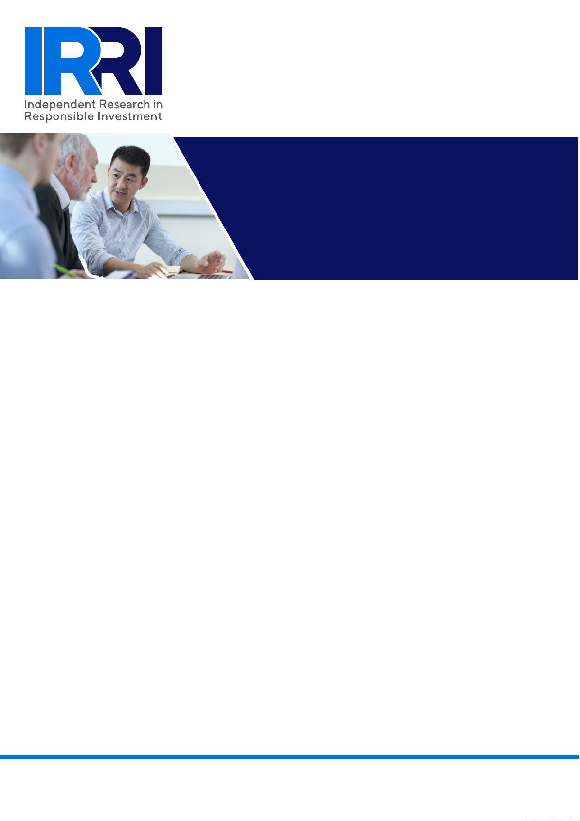 Capital ... naturally: Alignment of sustainability and investment value drivers