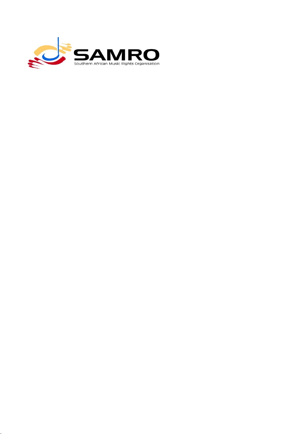 COMPOSER / AUTHOR / PUBLISHER WORK REGISTRATION