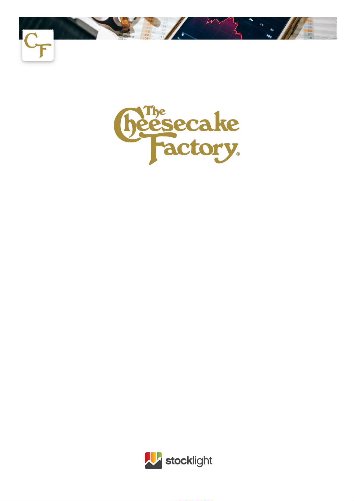 The Cheesecake Factory Annual Report 2025