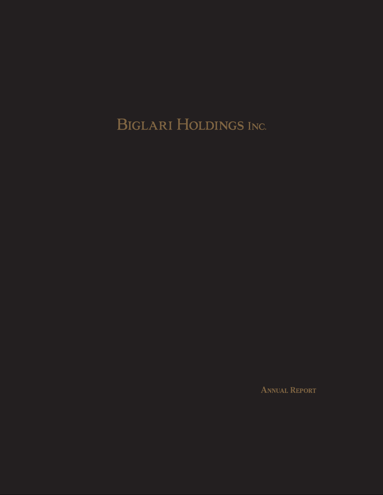 Biglari Holdings Inc. 2024 Annual Report