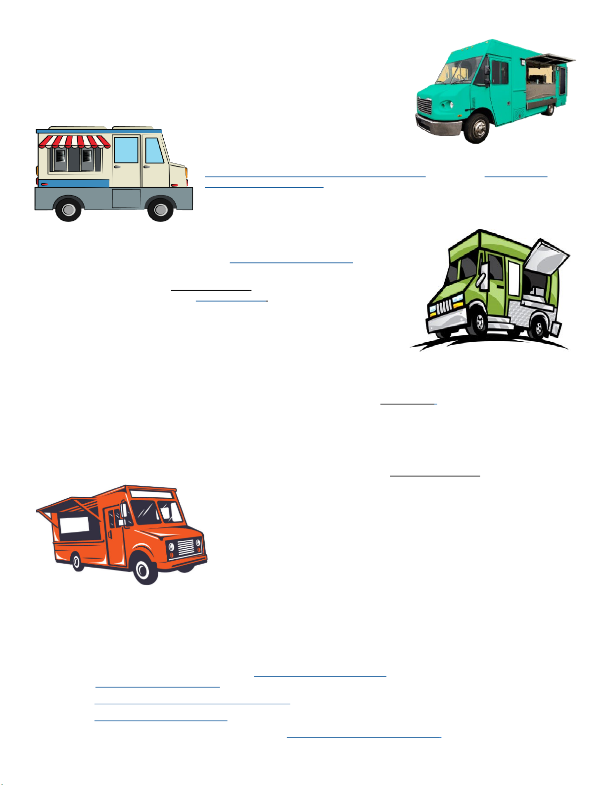 FOOD TRUCK INFORMATION & RESOURCES