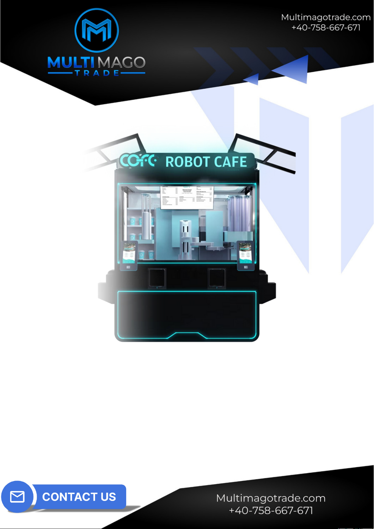 The Future of Coffee: The 5.5th Generation Robot Coffee Kiosk