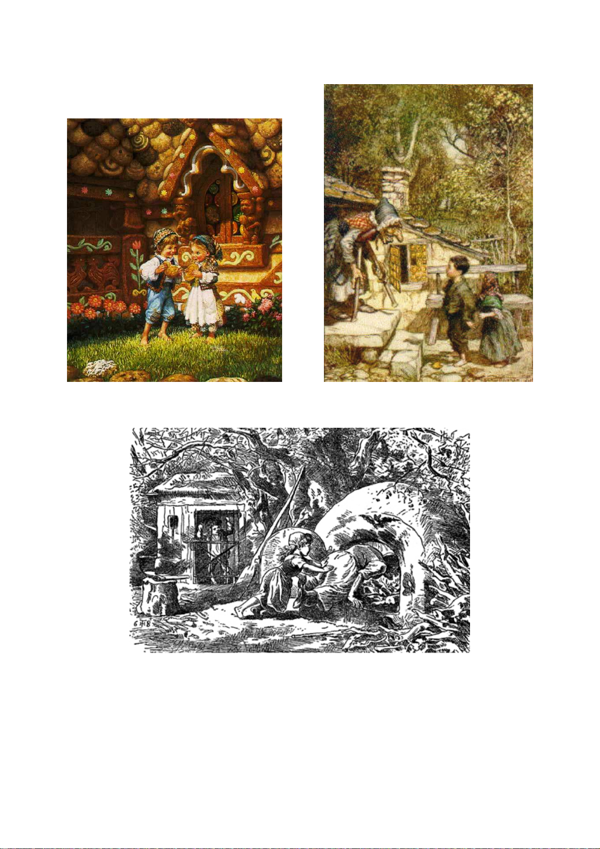 HANSEL ET GRETEL, ILLUSTRATIONS