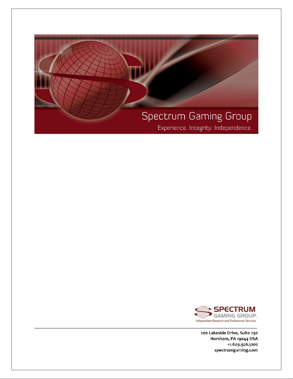 Gaming Market Study: State of New York
