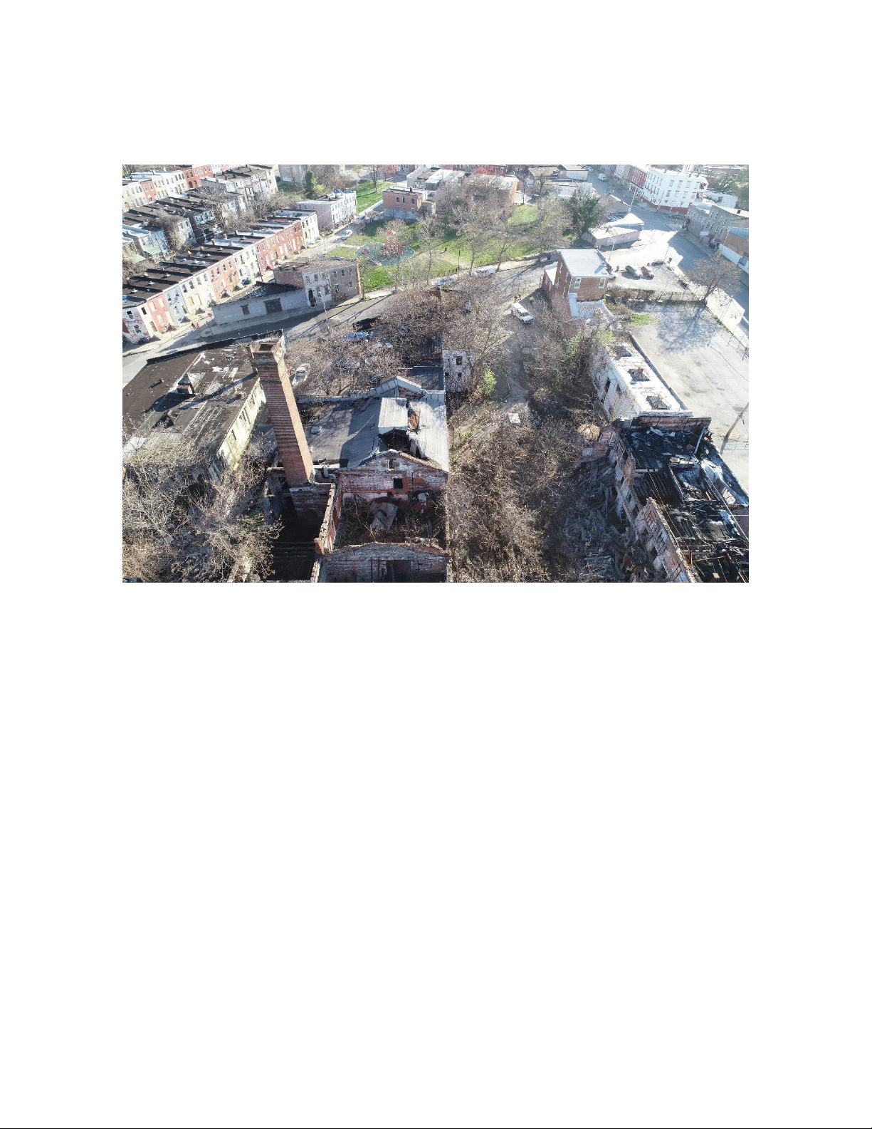 Large Scale Demolition of Former Brewery located at 146-150 S. Calverton Road & 2204 Frederick Avenue