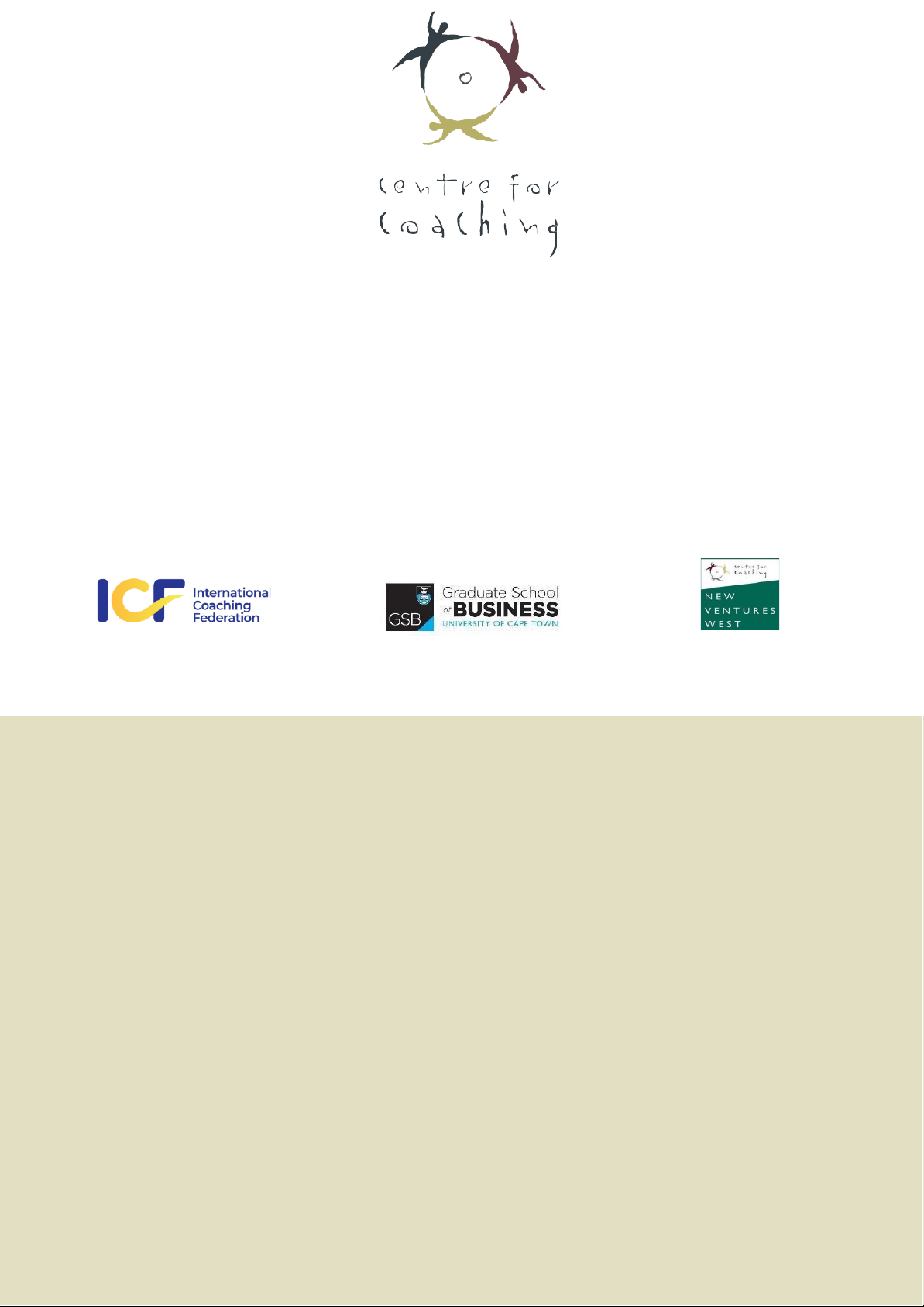 COACHING FOR DEVELOPMENT 2026