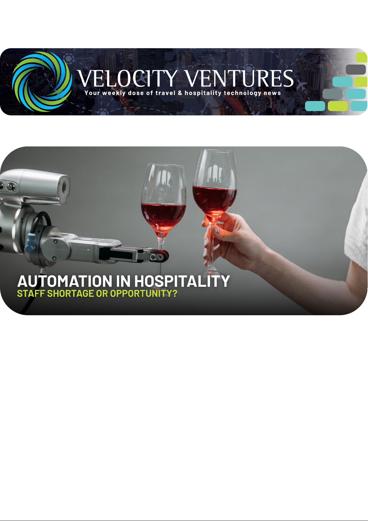 AUTOMATION IN HOSPITALITY: STAFF SHORTAGE OR OPPORTUNITY?