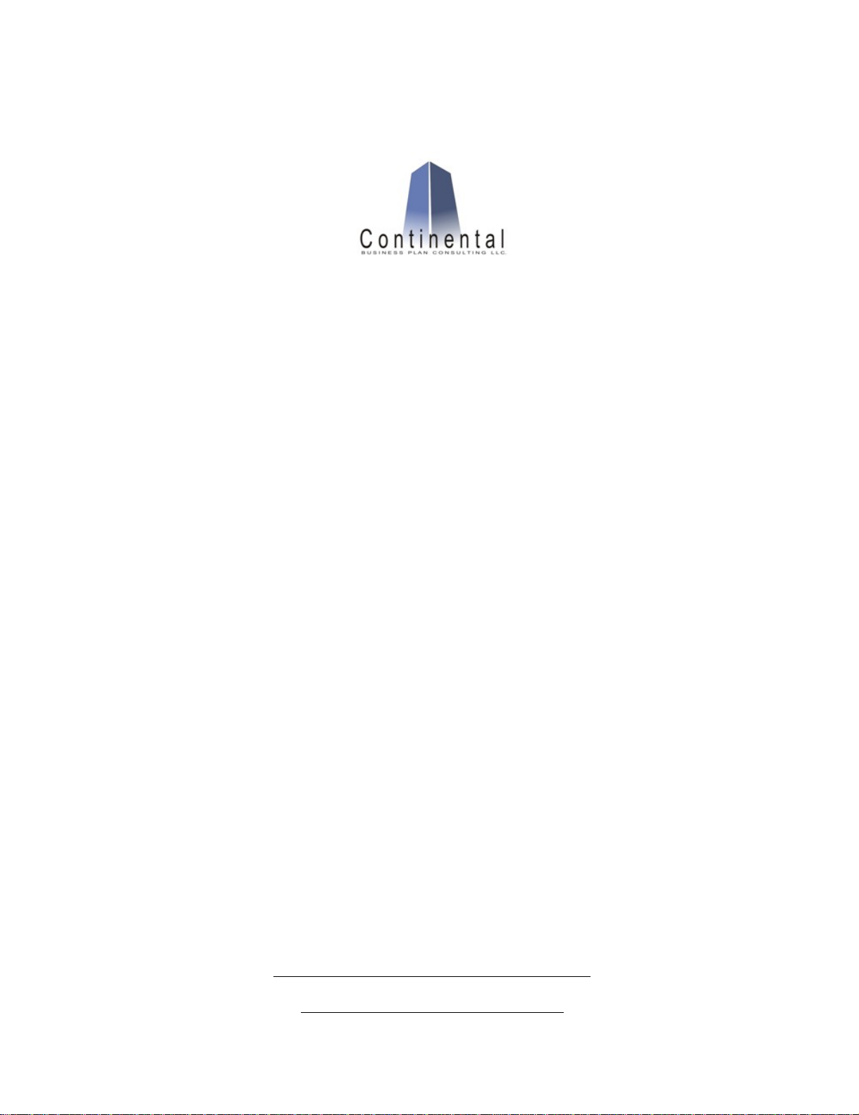 Start-up Sample Business Plan