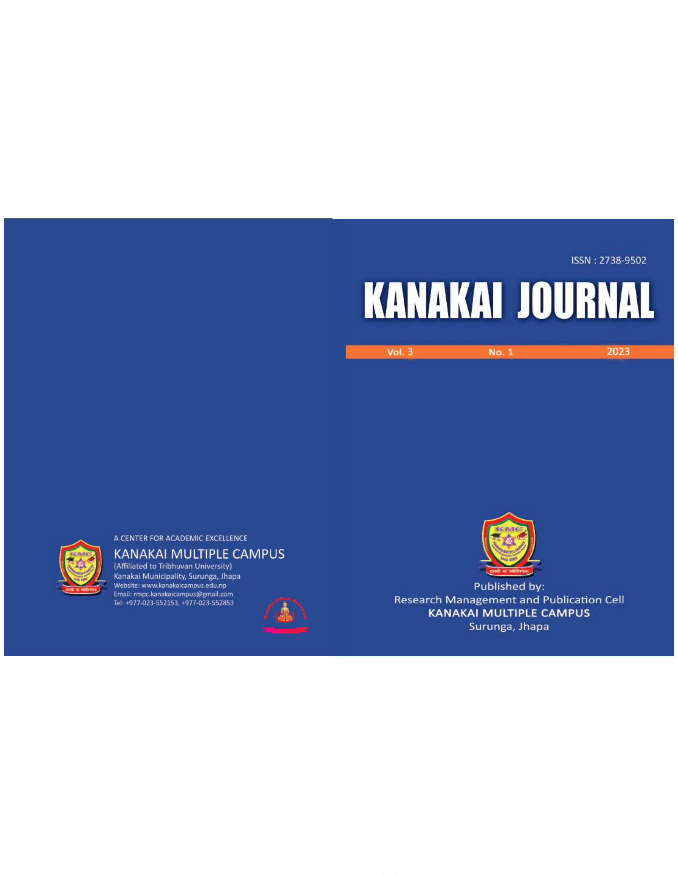 Kanakai Journal (A Peer-reviewed Journal)