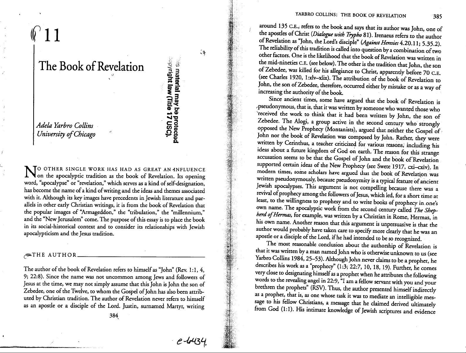 The Book of Revelation
