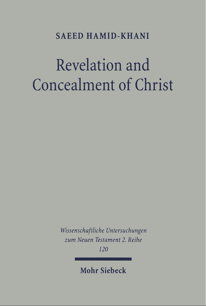 Revelation and Concealment of Christ
