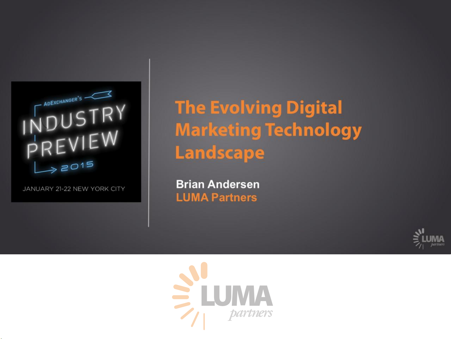 The Evolving Digital Marketing Technology Landscape