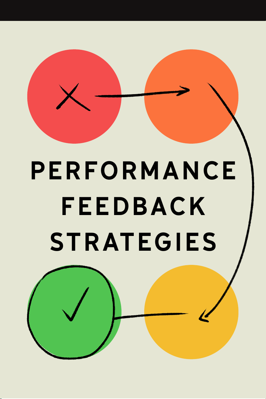 Performance Feedback Strategies