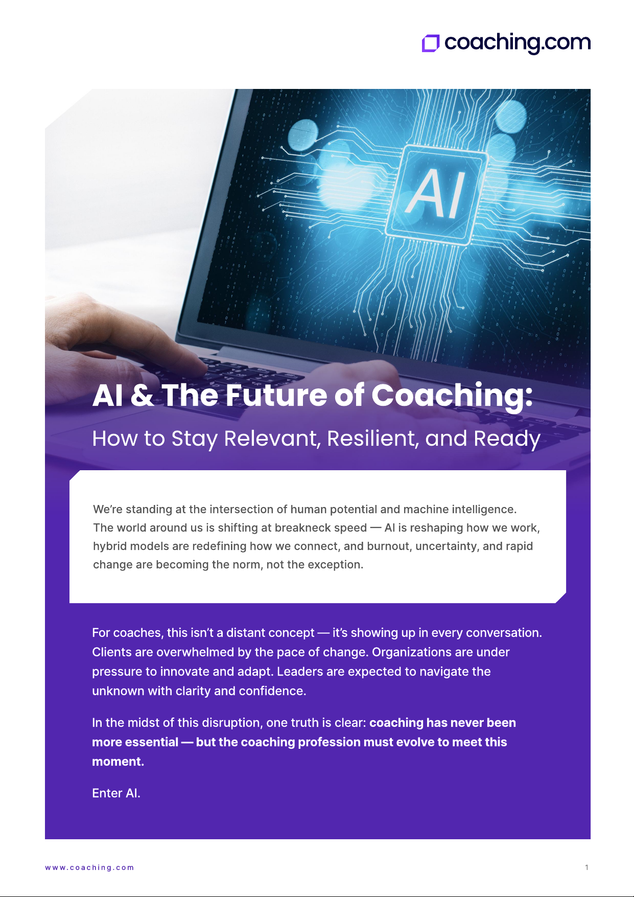AI & The Future of Coaching: How to Stay Relevant, Resilient, and Ready