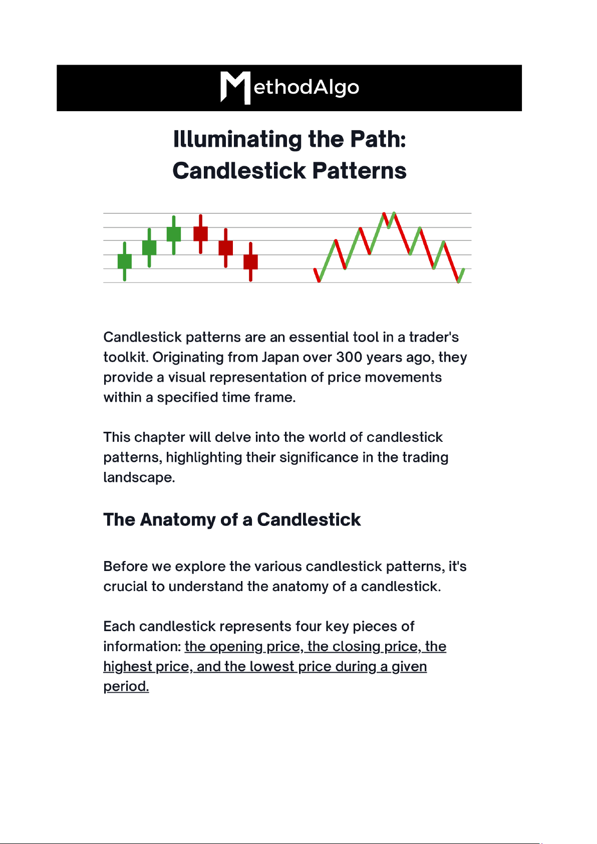 Illuminating the Path: Candlestick Patterns