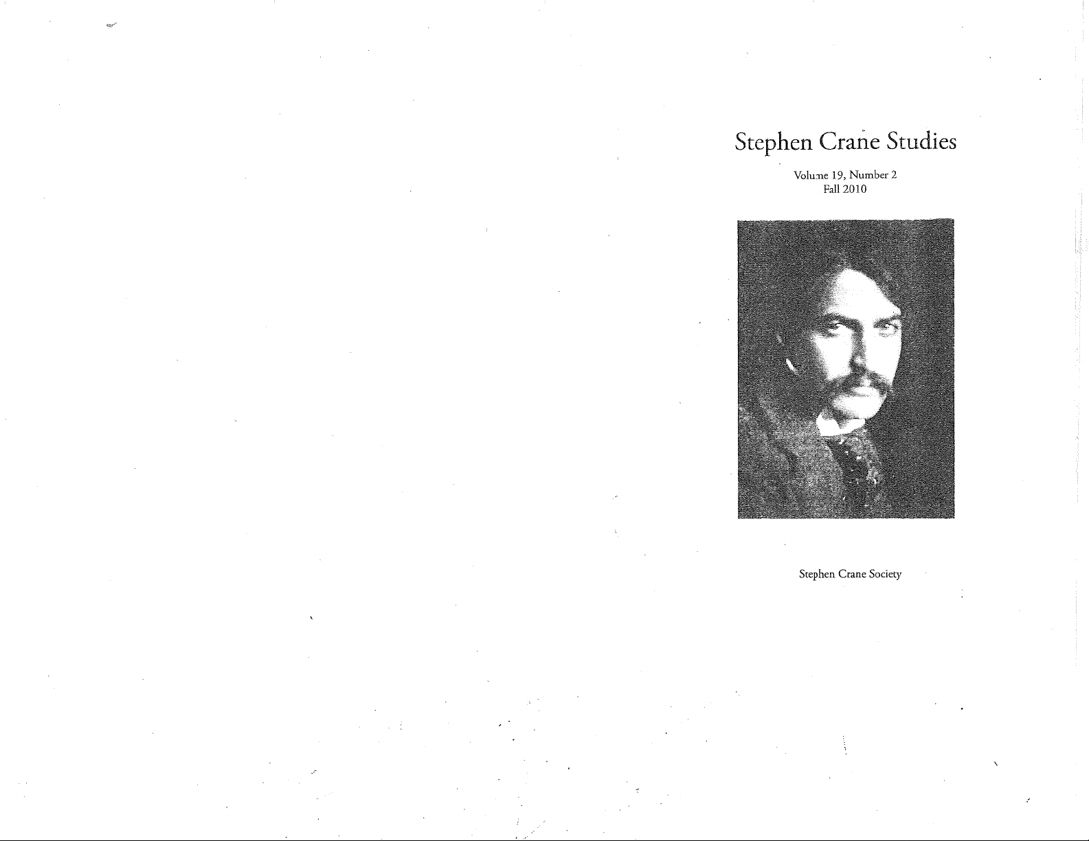 Stephen Crane Studies