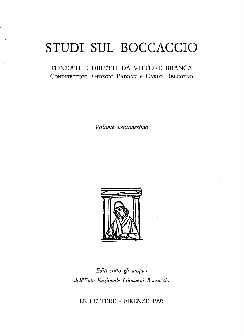 Toward a Sexual Poetics of the Decameron