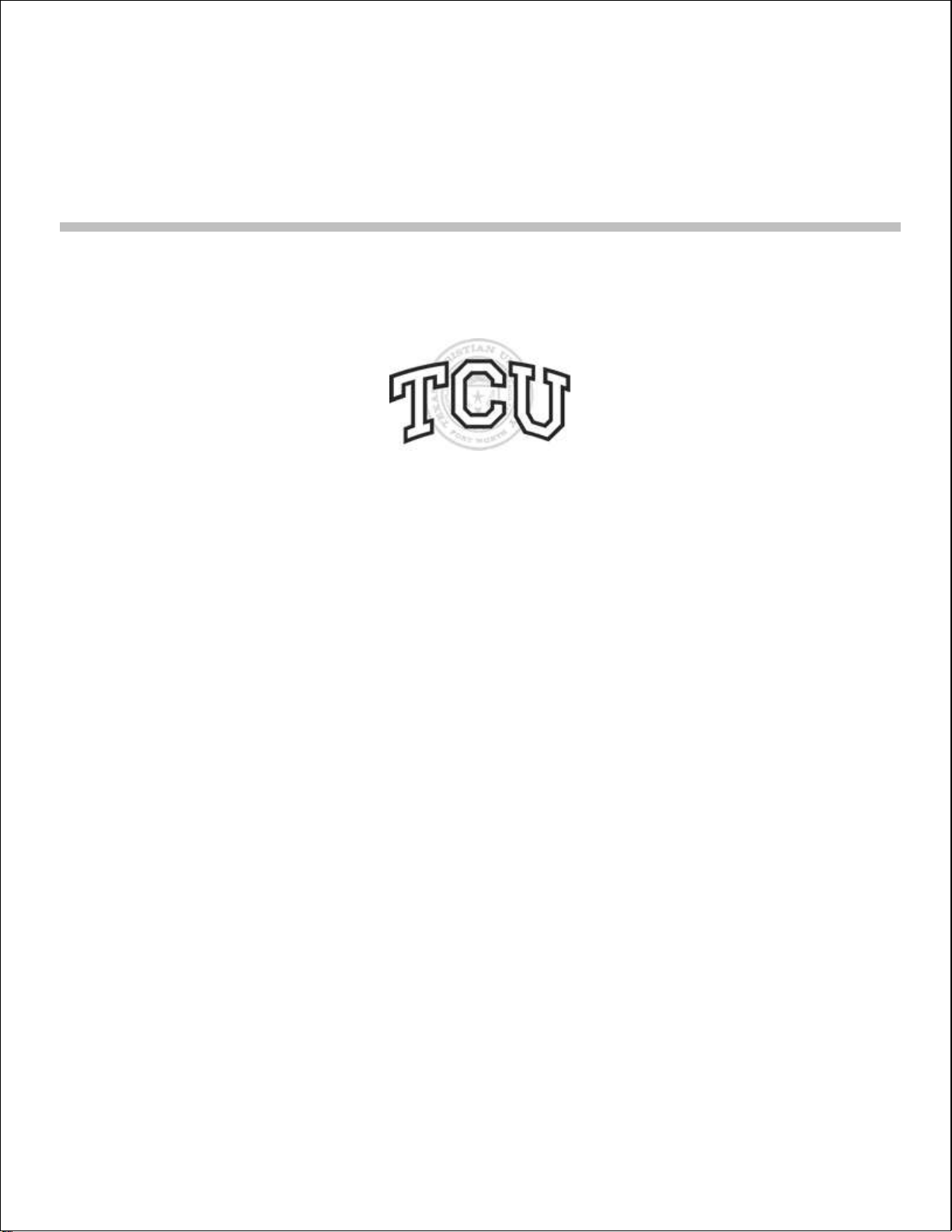 Texas Christian University 2014-15 Academic Catalog