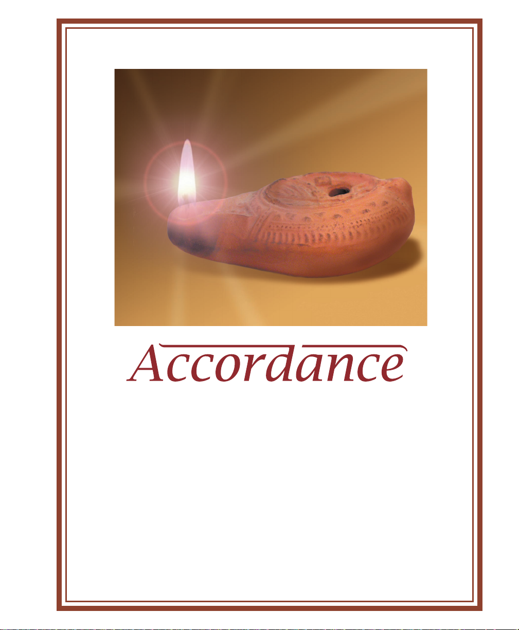 Accordance Software for Biblical Studies Timeline Supplement for Version 5.6