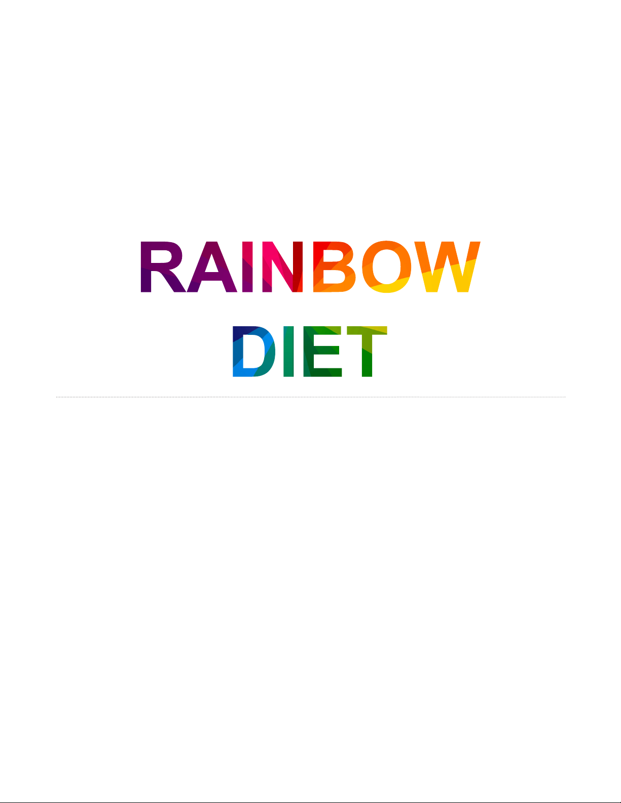 The Rainbow Diet Guidebook: Your day-by-day journal to more colorful eating