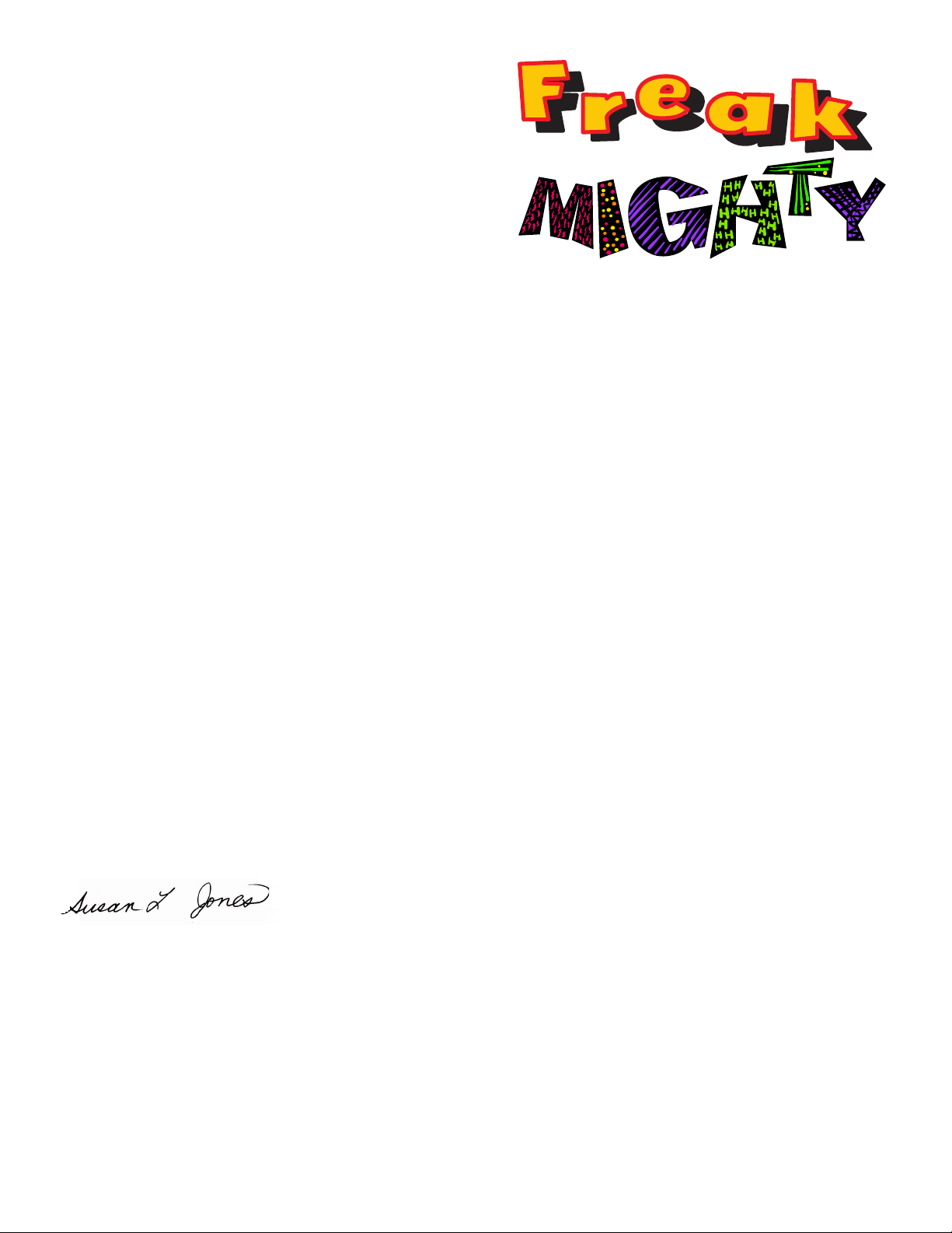The Resource Room Comprehension Compendium to accompany ... Freak the Mighty