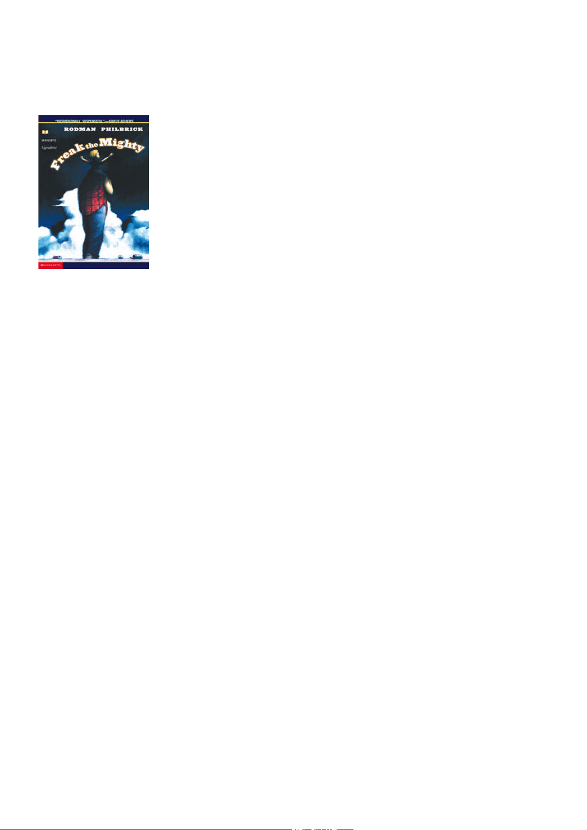 Freak the Mighty Discussion Guide