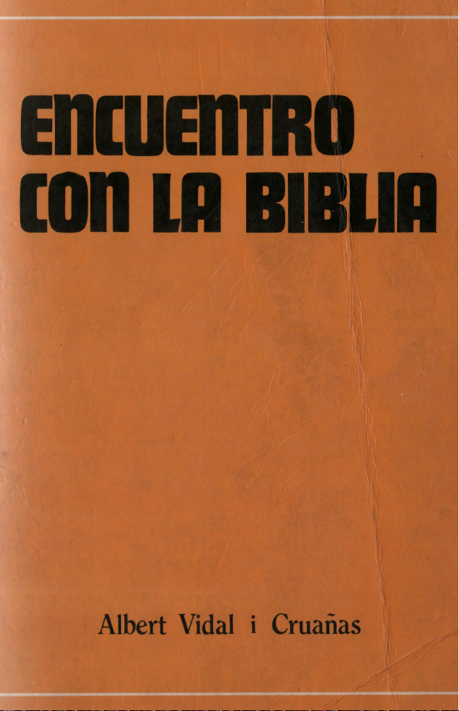 ENCUENTRO CON LA BIBLIA