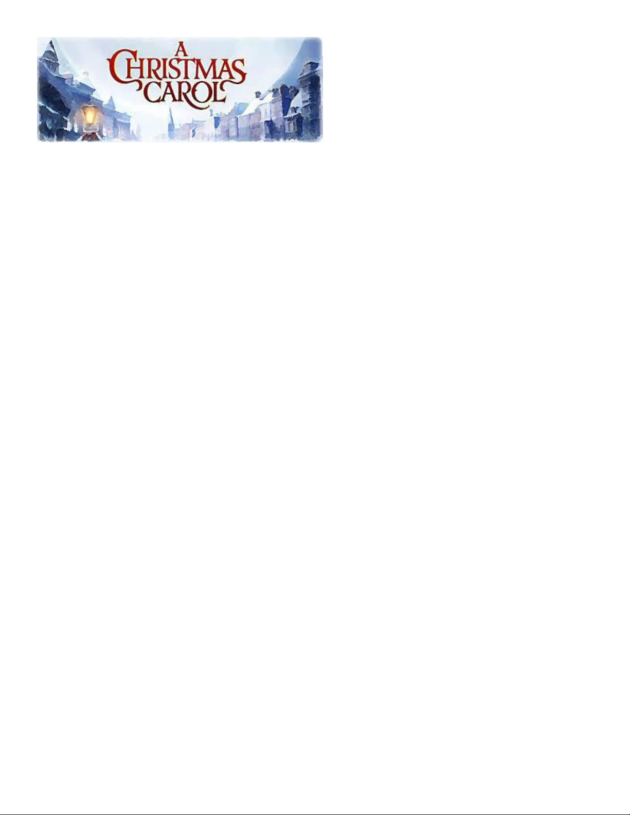 A Christmas Carol Notes ~ Staves 1 and 2