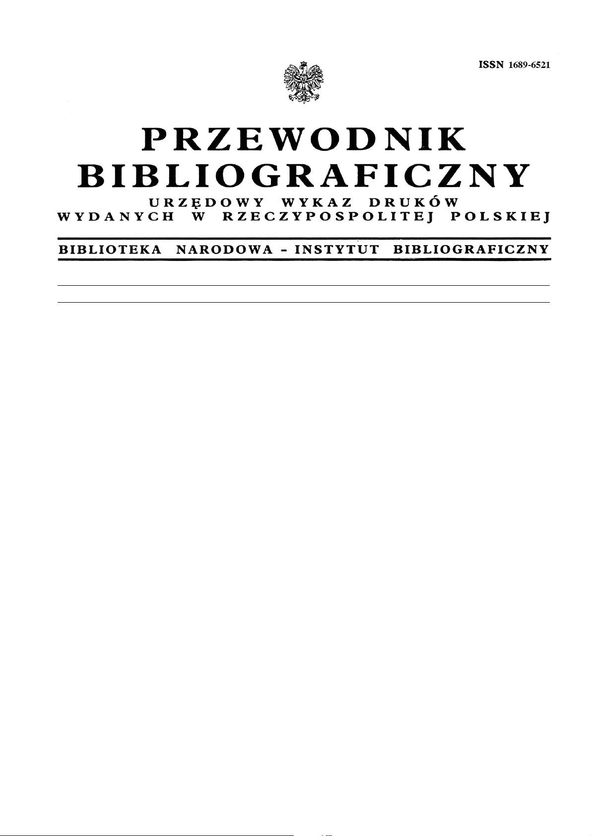 PRZEWODNIK BIBLIOGRAFICZNY