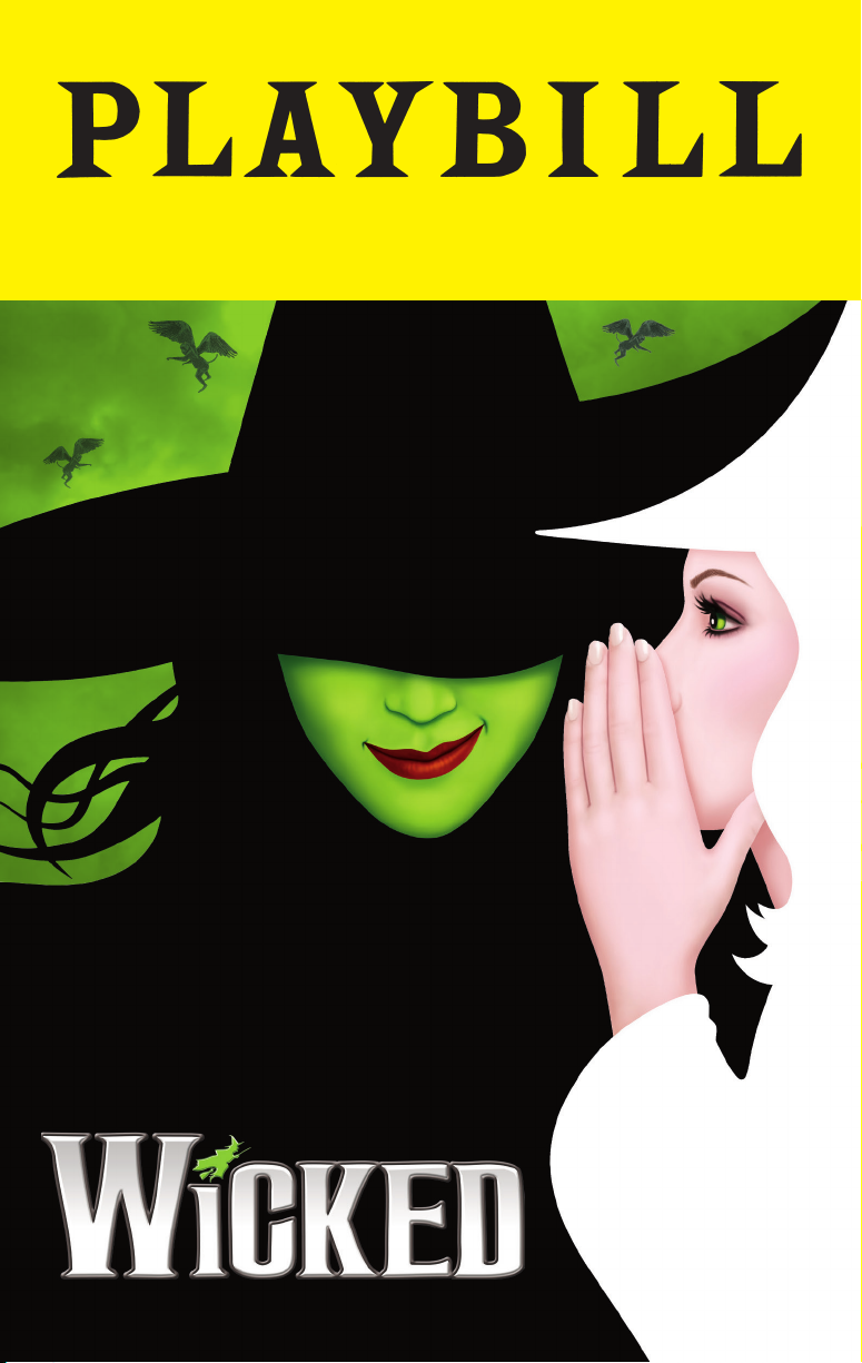 Wicked Playbill